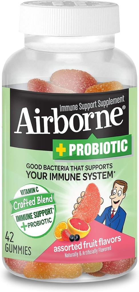 空载+ Probiotic Gummys, 42 计 - 1 000 mg 维生素C - 免疫支持补充