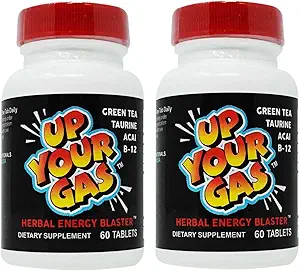 Up your Gas Energy Blaster 平板电脑, 60 Count Bottles (Pack of 2)