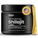 Kobix Pure Himalayan Shilajit Resin, 高营养概率, 85+ Trace Minerals Humic & Fulvic Acid, 对男女的免疫支持, 第三方美国实验室测试-30g