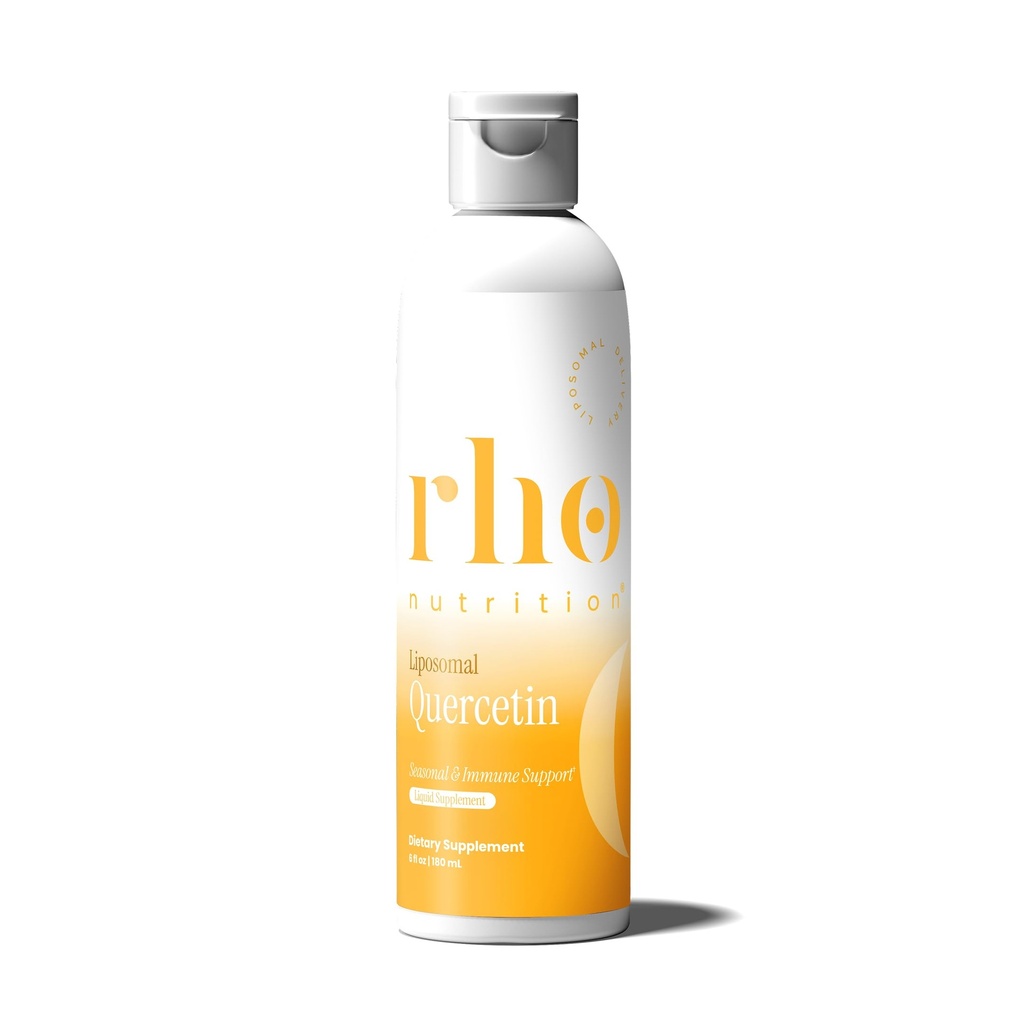 Rho营养 Liposomal Quercetin - 超高吸附液 Quercetin 补充剂 - 支持免疫系统、过敏防护和健康衰老