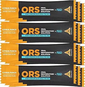 流体战术 -- -- ORS(Oral Rehydration Solution)、恢复更快、极端脱水电解液、12包(Citrus Punch)