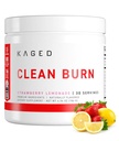 Kaged Clean Burne Powder 草莓柠檬汁 热源体重管理 | boost 代谢 |有机咖啡因 苹果苹果苹果苹果酒 Viner | 男与女补充 | 30 服务