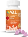VAL Magnesium for Kids QQ 高吸附镁用于镇静,放松和聚焦 Mg Glycnit, Citrate & Taurate QQ 与维生素B6, D&C QQ 无糖,非GMO QQ 60可切片