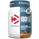 Dymatization ISO100 Whey蛋白蛋白粉酸盐,巧克力花生酱,蛋白质25g,5.5g BCAAs,小于120 Cal.,Gluten Free, 1g Fat, 1g Sugar, 2g Carb (20 services)