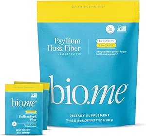 氟化lium(Psyllium Husk Fiber Lemonade) 20 Counter Travel packes (6g Per Packet) - 氟化lium Husk Powder for Entertainive Health & Bloating Relief, Gluten Free, 糖无先生纤维粉,非GMO补编