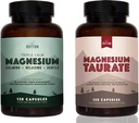 自然节奏日与夜舱 - 三焦 150 mg,120 capsules + Magneum Taurate 750 mg(150 mg of Elemental Magnesium) 120 Capsules