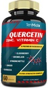 Quercetin Capsules - Blend Elderberry, Bromelain, Ginger, Stinging Nettle, Echinacea, Black Pepper and More - 60 Capsules, 2个月供货