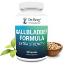 Berg Gallbladder Formula Extra politime - 与牛肉粉和凝固的Bile酸 - 消化酶 专有混合剂 - 完全45天供应 - 90个蔬菜罐头