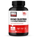 FORCE FACTOR Bovine Colostrum Capsules 配有Immunoglobulin和Lactoferrin 支持Gut健康与豁免,Hormone和抗生素无毒,美国制造,Premium Quality,120 Capsules