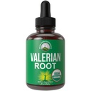 USDA有机瓦勒里根液体滴水补充剂. Vegan提取丁克特尔用于放松,睡眠,冷静。 Zero Sugar,《男女免费糖》