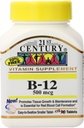 21世纪 B-12 500 mcg 平板电脑,110 count (Pack of 3)