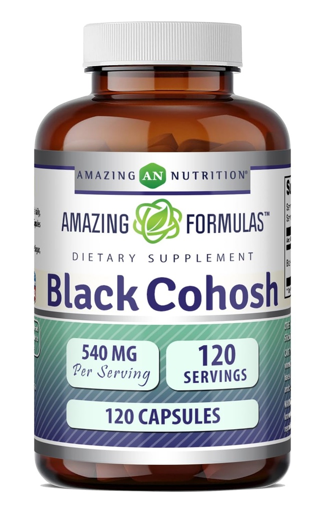 奇异公式 Black Cohosh 补充 QQ 540 Mg / service | Capsules | Non-GMO | Gluten-free | | |  USA  USA  USA  USA  USA  USA  USA  USA  USA  USA  (1  (1 (Pack | 120 Counts)