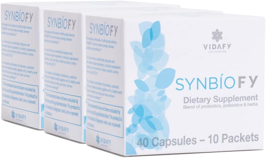 Synbiofy - 3 Pack (120 Capsules) 自然补充