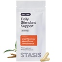 Stasis Daytime Energy & Focus Supplements to Pair with your stulants - 全日能源的新和改进公式,Mood & Brain Support - 添加 CoQ10和Rhodiola Rosea的Nootrophics (25位服务员)