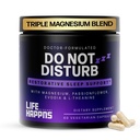 L-Theanine、镁、Passion Flower和Evodia 果实用于恢复性睡眠 Melatonin-Free, Non Habit-Forming, 60 Capsules 的成人自然睡眠援助