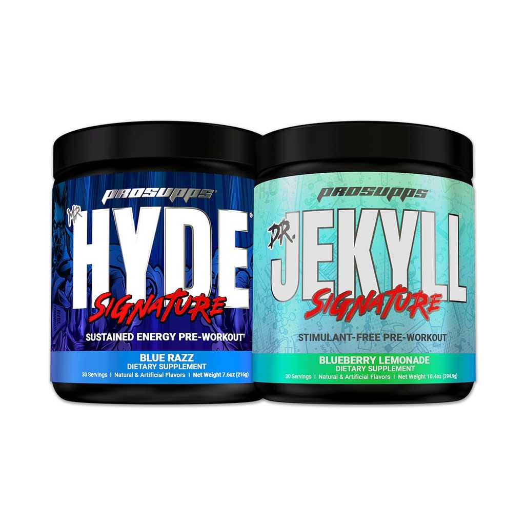 PROSUPS Hyde先生 签署蓝领和JEKYL博士 签署蓝莓柠檬汁盒