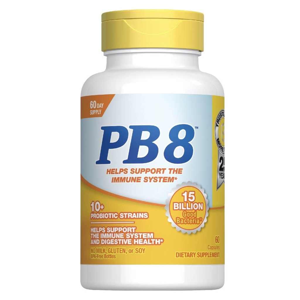 营养 现在 PB 8 营养性免疫系统和消化性支助* 营养补充,60项