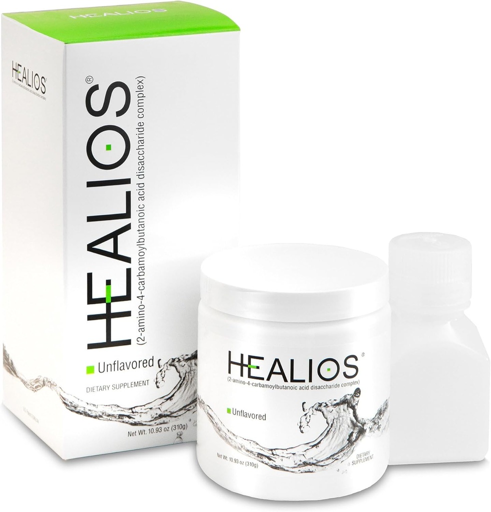 Healios Unfritored 口腔健康和饮食补充品,粉状,天然来源L-Glutamine Trehalose L-Arginine,10.93 Ounces