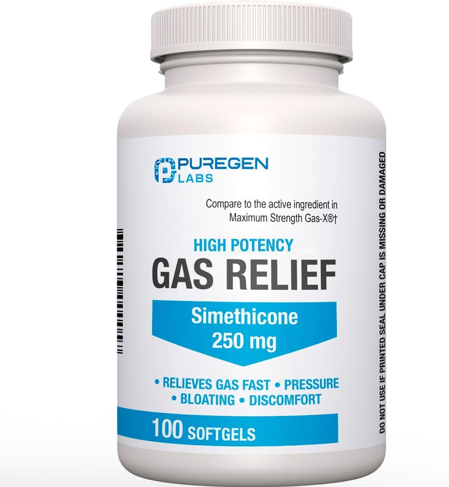 与气体-X和Phazyme-100计数相比,Simethicone 250 mg 重力压力、膨胀和痛苦的不适