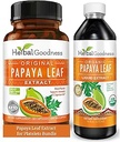 Papaya叶片提取 Papaya Enzyme Bundle – 10X 消化胶囊和 15X 液体板块支持 - Immune, Gut, 和消化健康