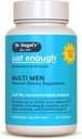 Siegal博士的 " 男人的多维坦 " (Just Enough Multivitamins for Men) - 60 Capsules - 60 services Vegetarian Multivitamin for Men Capsules - 男人的日报 " 多维坦 " (Mens Multivitamins) - Mens Multivitamins & 多矿物质补编