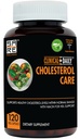 Clinical Daily Cholesterol Care Supplement. Vegan Cholesterol and Triglyceride Supplements. Plant Sterols Supplements Cholesterol Support with Guggul, Garlic, Niacin. 120 Capsules