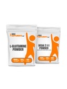 Bulk 补充L-Glutanine 500g + BCAA 2: 1:1 500g Bundle