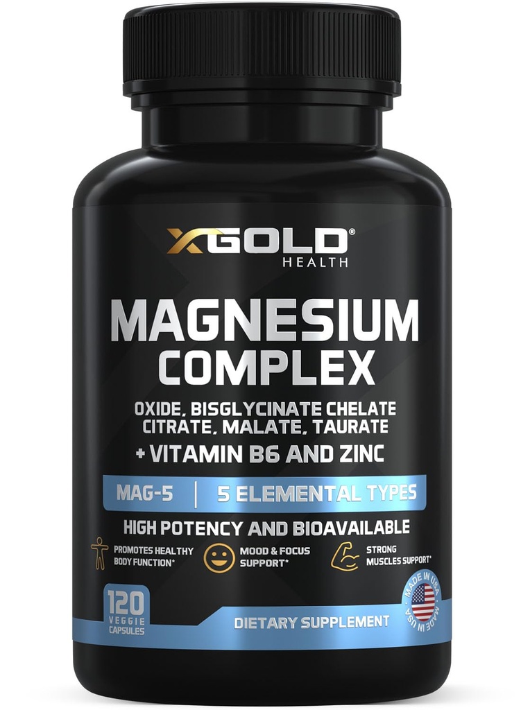 微量化镁复合物+ B6 氧化锌 氧化锌 氯酸锌 Bisglycinate Chelate, Citrate, Malate → Taurate → Bones, 肌肉, 能量,免疫系统 高吸收 - 美国制造