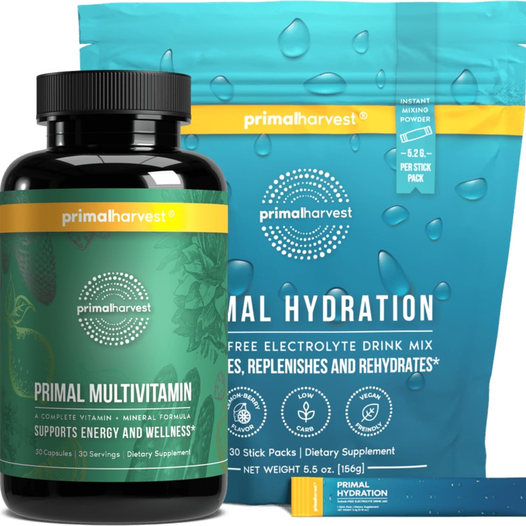 Primal 收获 多维他命和水力粉末补充剂