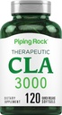 Piping Rock CLA 补编 + 3000mg + 协和酸 → 120 Softgels → 非 GMO, Gluten Free