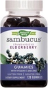 自然之路 Sambucus 长老莓加维生素C和锌,120古米