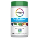 Rainbow Light Multivitamin for Men | 120 Capsules | Made with Organic Fruits and Vegetables | Supports Immune and Bone Health | Includes a Prebiotic & Probiotic Blend