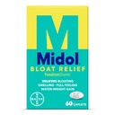 Midol Bloat 救济卡普莱特与Pamabrom,Relieve Bloating Symptoms 之前和期间,为妇女提供长达6小时的救济,60个计数