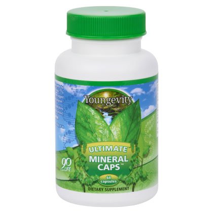 幼年 终极矿物 CapsTM - 70+ 基本全谱追踪矿物 - 营养 - 敏感,来自Humic & Aquamin海藻(64 Capsule - 2 Pack)