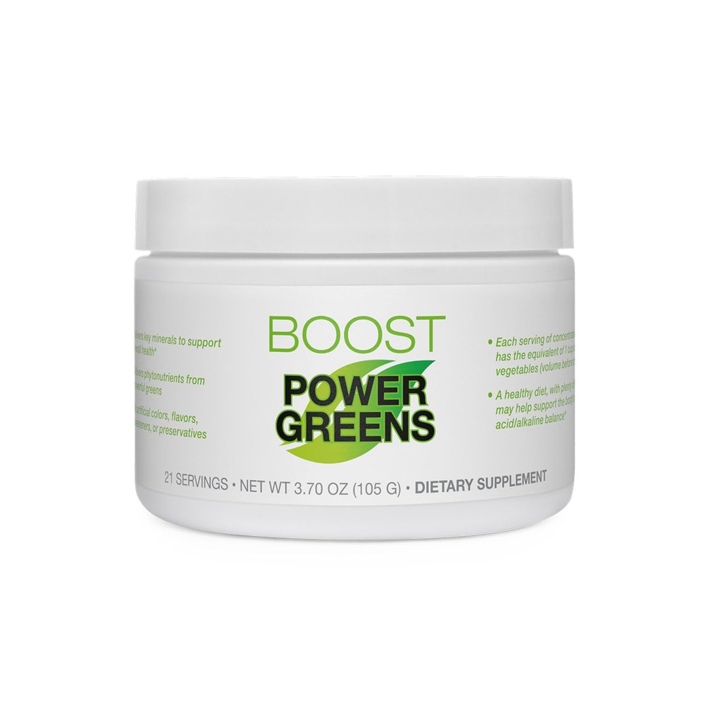 BODI Power Greens boost - 面向女性和男性 - 配有来自菠菜,氯拉,Chucumber, Kale, Celery & Matcha 的激素的超级食品补充剂 - 无人工颜色或火焰,21种服务