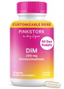 Pink Stork DIM 妇女补充剂 -- -- 绝经期雌激素和荷尔蒙平衡剂、Perimenopause和PMS -- -- DIM 200 mg+ 生物Perine 用于Mood支持 -- -- 60天供应