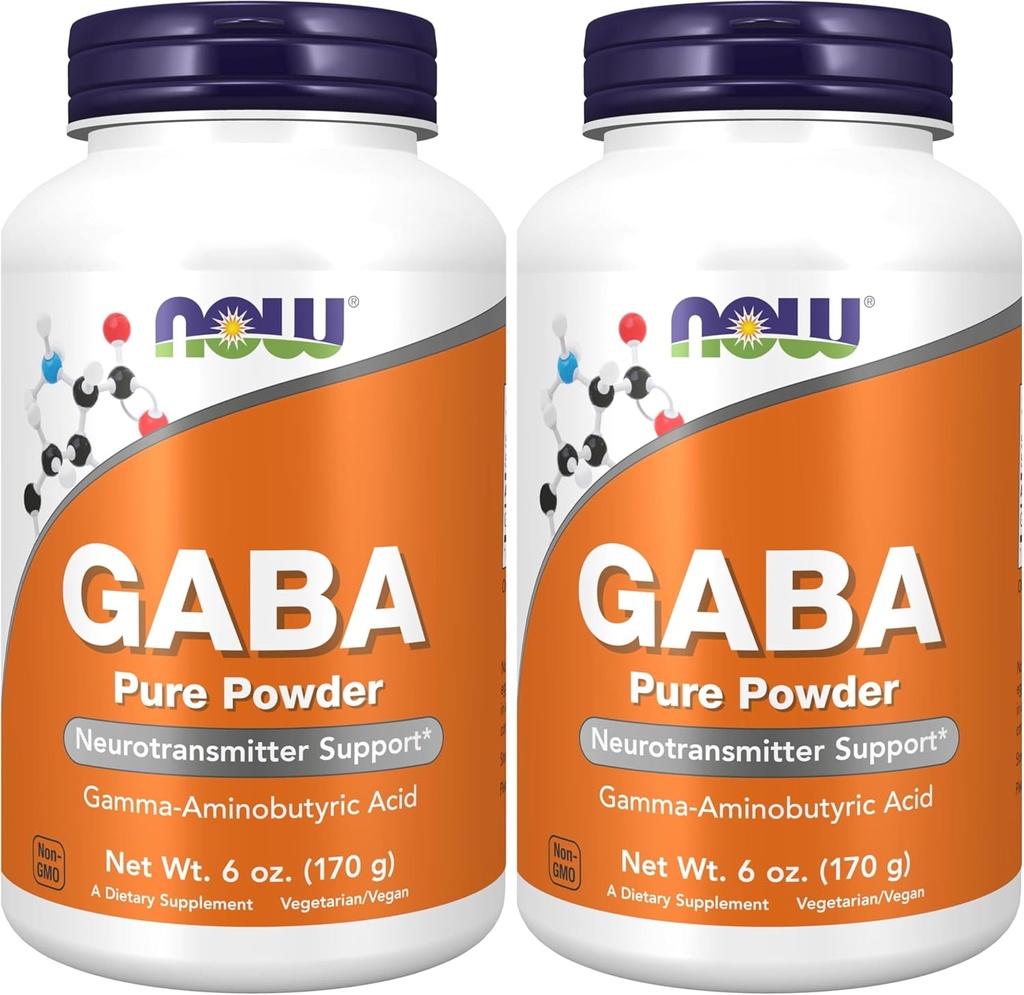 现在的补编,GABA(Gamma-Aminobutyric Acid)粉,神经递质支持*,6-Ounce(包2)