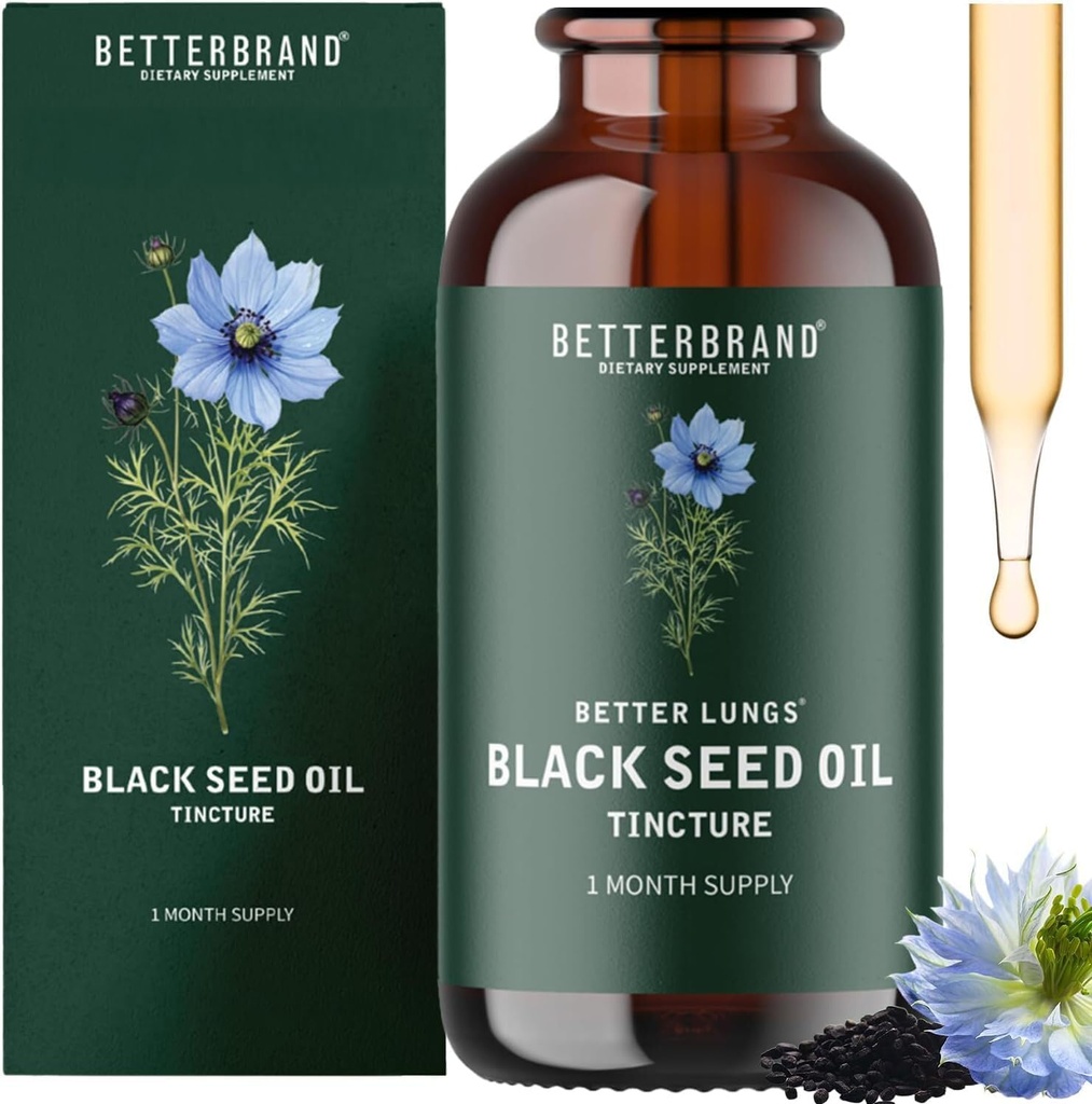 Betterbrand BetterLungs 黑种子油纹60毫升液体公式