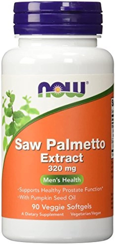 现在食品 Saw Palmetto 抽取 320 mg - 90 软胶(2包) - 180 总软胶