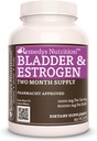 补救措施的营养 Bladder 和雌激素卡普尔 + 1000 mg, 60 Vegan Capsules → 两个月供应 + 月供应 + 月供应 包括香蜜酒、红克洛弗和Burdock