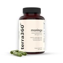 Moringa Capsules 800 mg - 60 mg-60 mcapsules, Moringa Pure Capsules, 强大的绿色超级食品, Gluten Free, 非GMO, 能源,皮肤, Immune & Gut Health, 美国制造