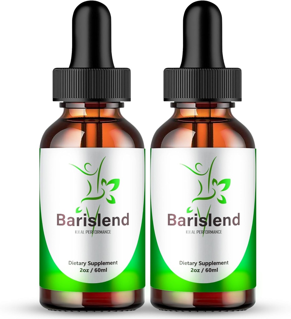 Barislend Drops, Barislend Supplemium Liquid Drops, Barislends 高级公式 Drops - 最大强度 官方Barislend Liquid Drops, Bari Slend 所有自然支持审查(2包)