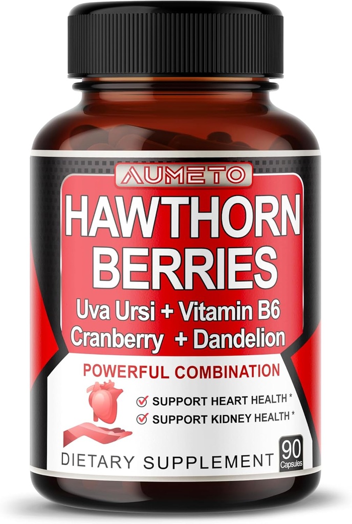 7 in 1 Ultra Hawthorn Berry with Uva Ursi Dandelion Cranberry Apple 苹果苹果 苹果醋 - 心,金尼健康支持
