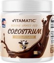 维他命Bovine Colostrum粉 - Gut Health, Beauty, Muscle Recovery, & Immune Support - Easy to Mix - 81 Gram - 30 services (Chocolate Flavor) - 口服避孕药(Chocolate Flavor)