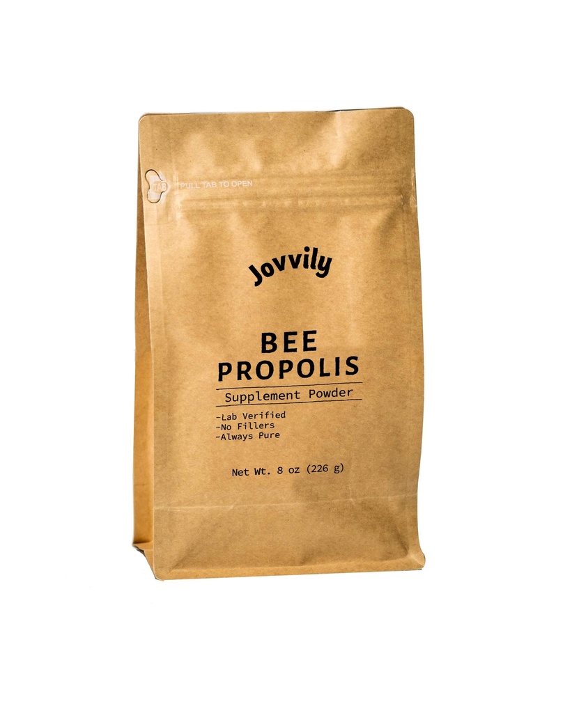 Jovvily Bee Propolis Powder - 8 oz - Lab Verified - Always Pure - No Fillers