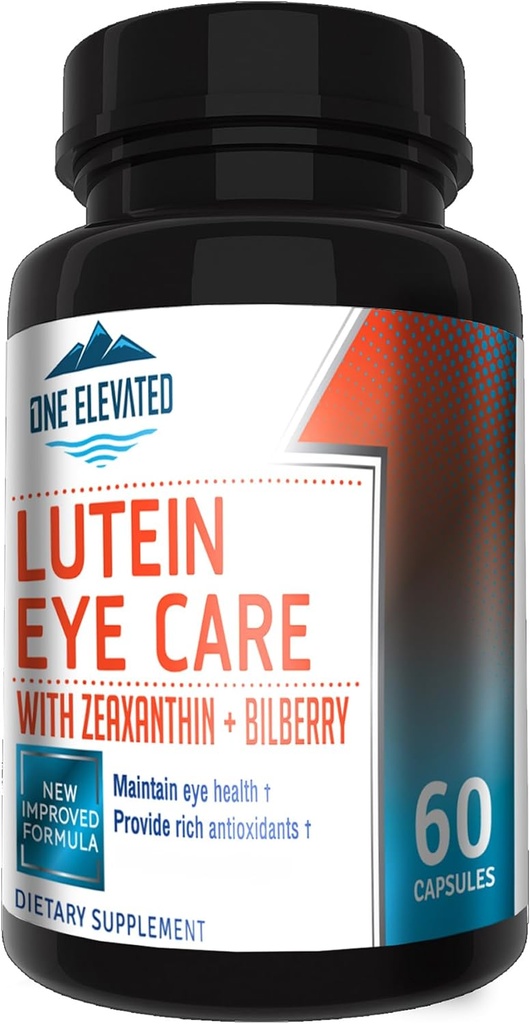 新改进的超级强眼护理公式 - 最高药级Lutein, Zeaxanthin, Bilberry - 最佳生物利用率 - 丰富的抗氧化剂 - 协同效果优化