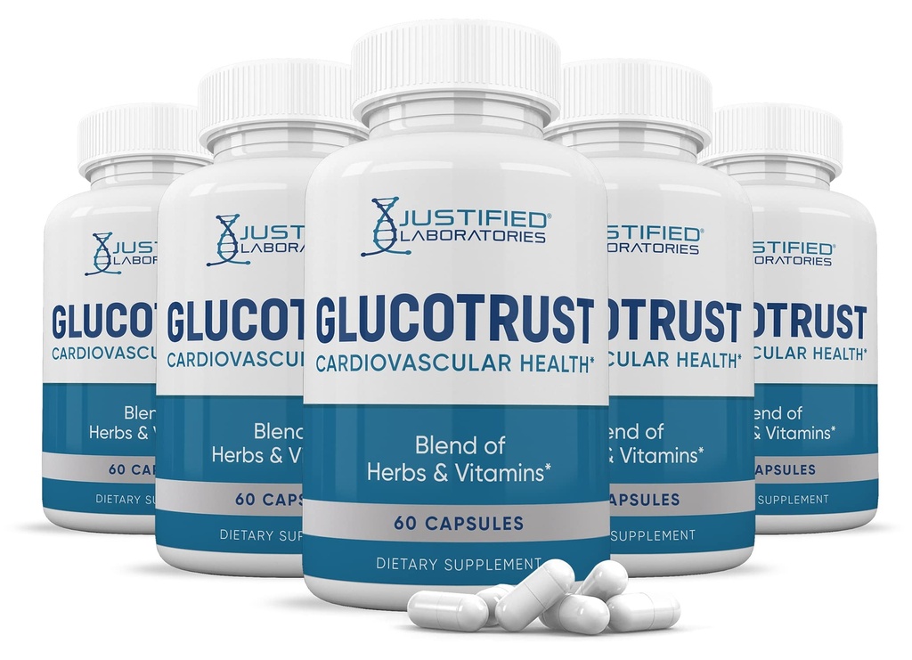 合理实验室( 5 Pack Glucotrust 高级公式补充药丸 300 盖)