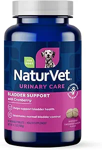 NaturVet – Bladder 支持狗 – + Cranberry + 支持健康 bradder 控制与正常 Urination → 60 时间释放 Chewable 板块