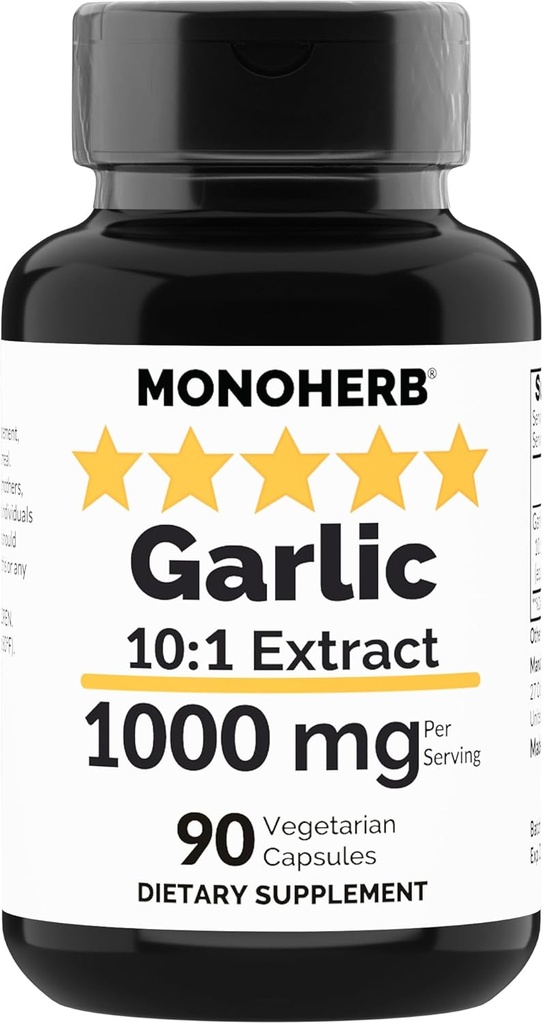 MONOHERB 大蒜提取物 1000毫克 - 90毫克