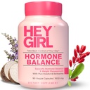 嘿,女孩Hormone平衡 女性 — 12in1 对于更年期,PCOS, PMS, Mood, Hot Flash, 荷尔蒙支持 — w Myo-Inositol, Berberine, Maca Root, Black Cohosh, DIM, Dong Quai